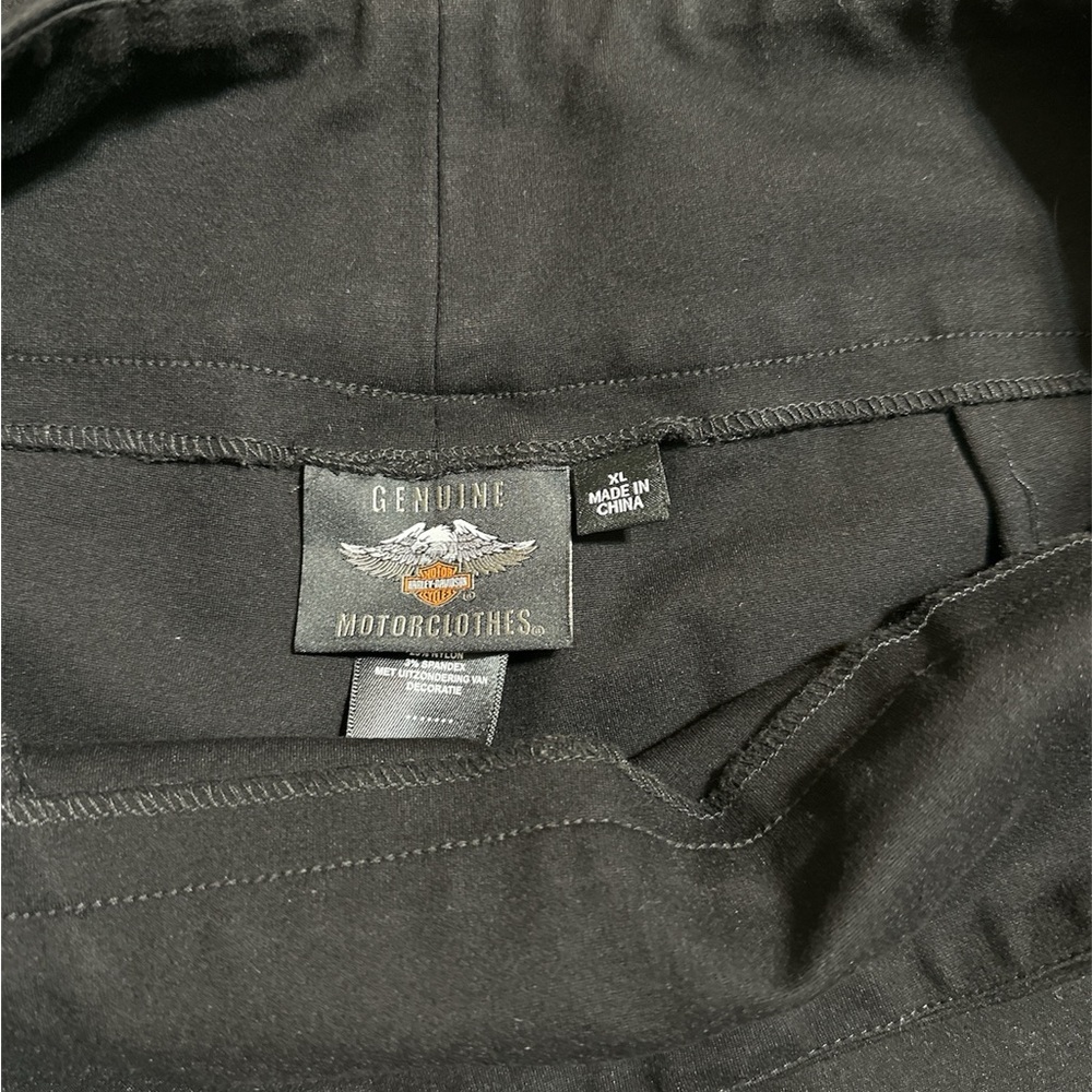 Harley-Davidson Black Lace-Up Pants - Picture 3 of 3